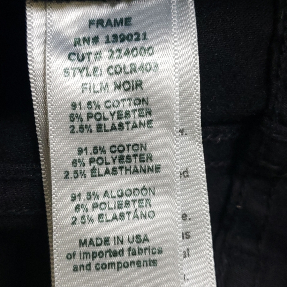Frame Le Color Rip Skinny Jeans - Picture 6 of 6